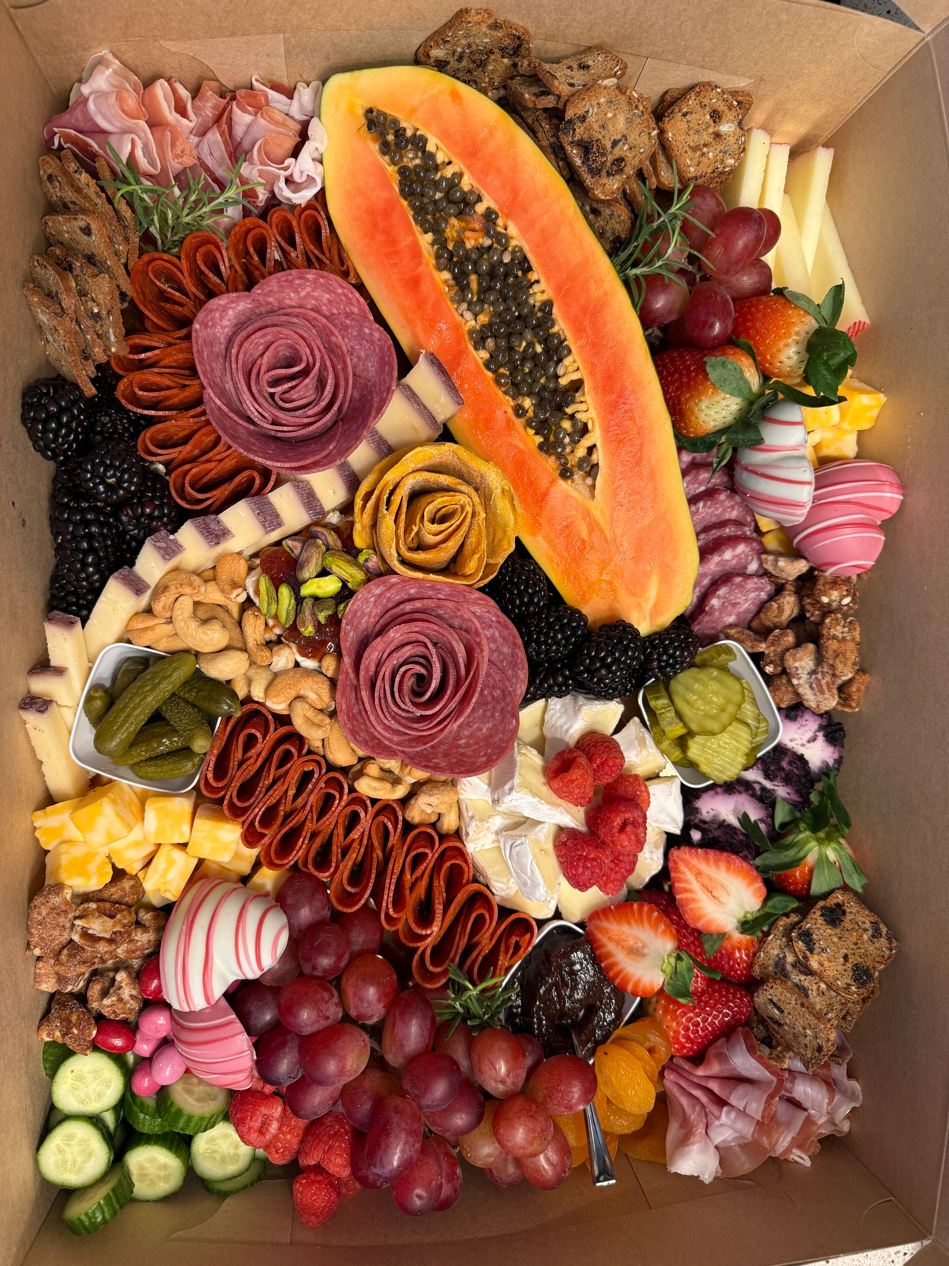 Large charcuterie box $160
