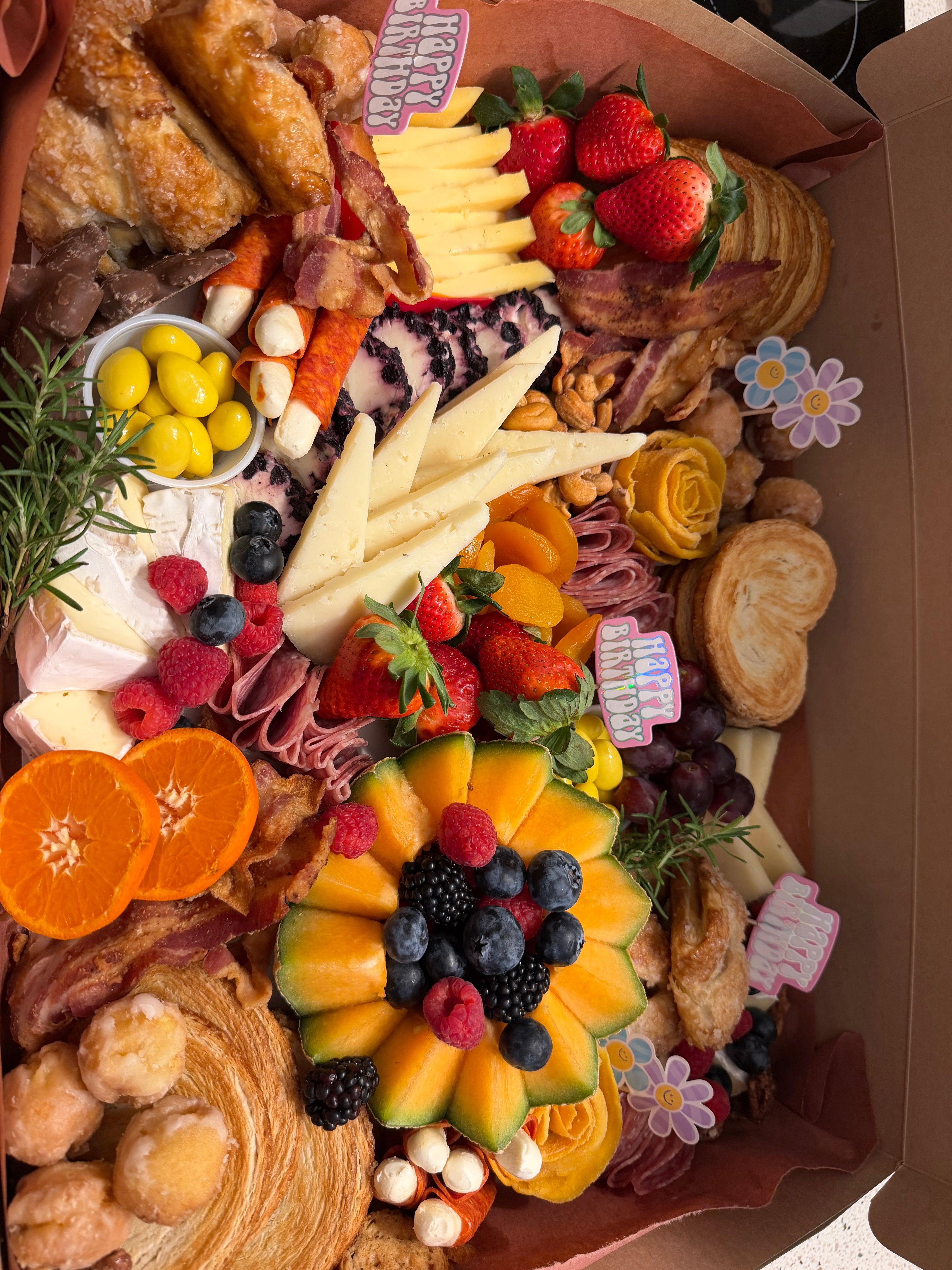Brunch Graze Table Setup (Serves Up to 40 Guests)